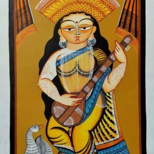 Maa Saraswati Acrylic on Canvas