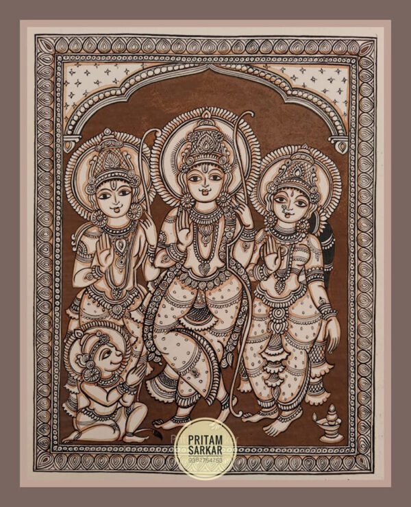 Ram Darbar Acrylic Artwork