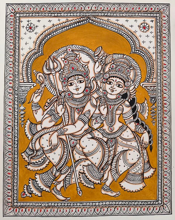 Shiv - Parvati Painting