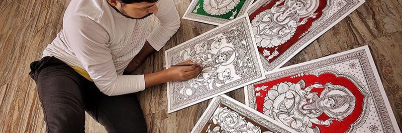 Pritam Sarkar Artist Painting
